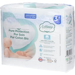 Couches en coton taille 3 4-9 kg