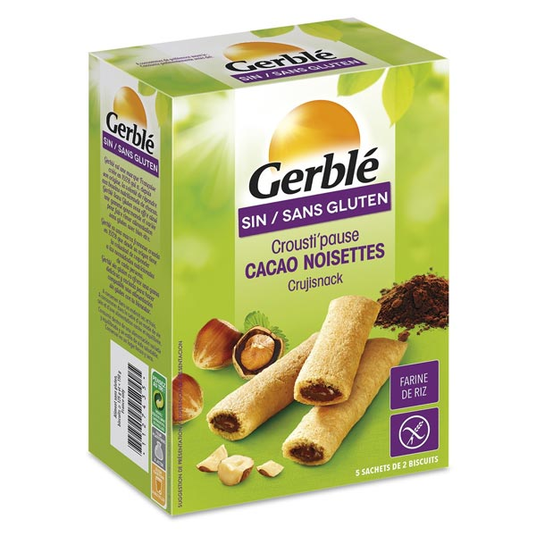 Sans Gluten Crousti Pause Cacao Noisettes 125g