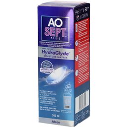 Aosept Plus Avec Hydraglyde + 1 Etui à Lentilles