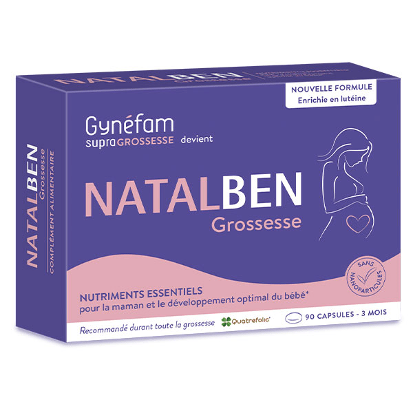 Gynefam Natalben Grossesse - Boite de 90 capsules (3 mois)