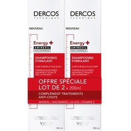 Dercos Pack Energy+ Shampooing Stimulant 2x400ml