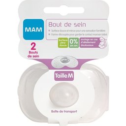 Bout Sein Silicone Taille M 2uts