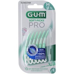 Soft Picks Pro Pointe Interdentaire Medium 12 Unités