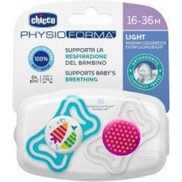 Sucette Silicone Physio Light Orthodontique Rose 16-36M 2uts