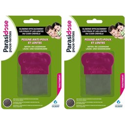 Peigne Anti-Poux-Lentes Dents cannelées