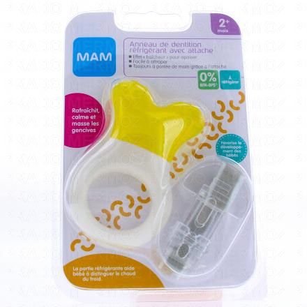 Anneau de dentition réfrigérant avec attache +2mois
