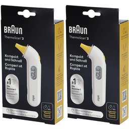 Thermomètre auriculaire compact ThermoScan® 3 de Braun