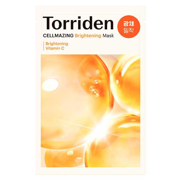 Masque en tissu éclaircissant à la vitamine C - 1 pièce