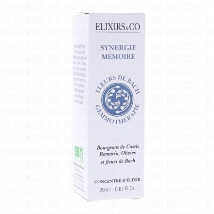 ELIXIRS & CO Fleur de Bach Synergie Mémoire bio 20ml