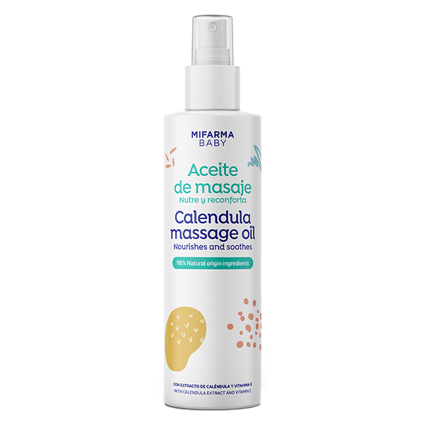 Baby Huile de Massage Bébé au Calendula Nourrissante et Apaisante 200ml