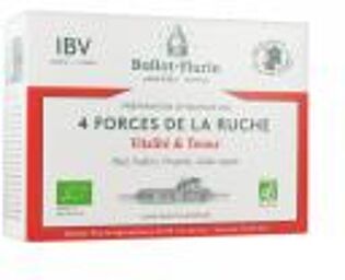 Préparation Dynamisée Bio 4 Forces de la Ruche 10 Ampoules - Boîte 10 ampoules de 10 ml