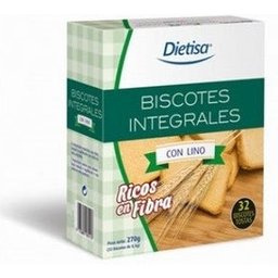 Dietisa Biscotti Avec Linge de Blé Entier 270g