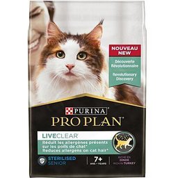 PRO Plan® Liveclear® Sterilised Senior 7+ à la Dinde