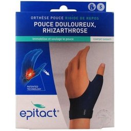 Epitact Orthese Pouce Rigide Repos Marine Gauche TS 1ut