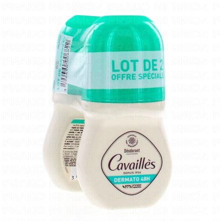 CAVAILLES Déodorant Dermato 48h roll-on 2x50ml