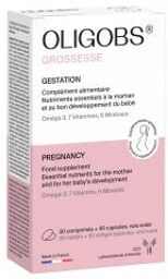 Oligobs Grossesse Cpr30+Caps30 Sn - Boîte 30 comprimés + 30 capsules