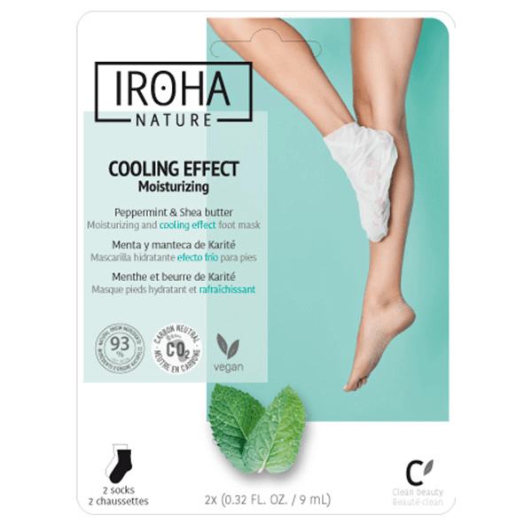 Masque Corps Chaussette Relaxante Poivre Menthe & Beurre de Karité 2 unités