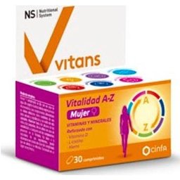 Nutritional System Vitans Vitalité A-Z Femme 30comp