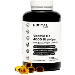 Vitamine D3 vitale 4000 UI 300 billes