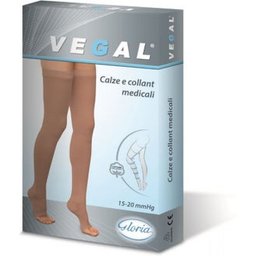Gloria Med Vegal Chaussette 15/20 Coton Light Beige TXL 1 Paire