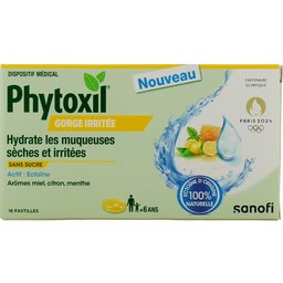 Gorge Irritée Citron 16 Pastilles