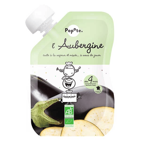 Les Légumes Gourde Aubergine +4mois Bio 120g