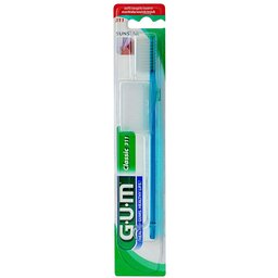 Gum® Classic Brosse à dents souple à tête étroite 3 rangs