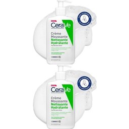 Crème Moussante Nettoyante Hydratante Visage pour les Peaux Normales à Sèches 473ml