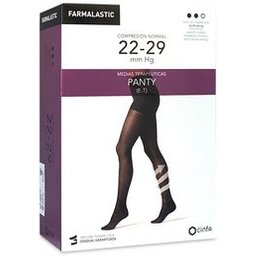 Panty (E-T) Compression Normale Noir TS