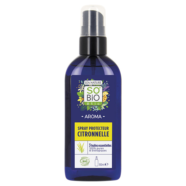 So'Bio Étic Spray Aroma Protecteur Citronelle Bio 100ml