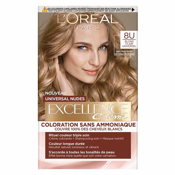 Excellence Crème Universal Nudes Coloration N°8 Blond Clair