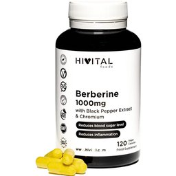 Aliments vitaux Berberine 1000mg 120 capsules végétaliennes
