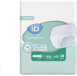 iD Sensitive Pants Super 2XL - 4 paquets de 12 protections