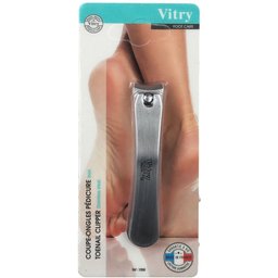 Coupe-ongles pédicure de poche plat Inox