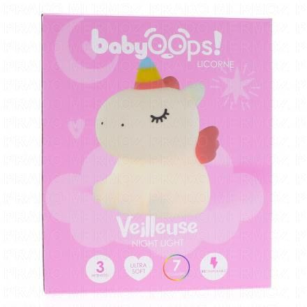 BABYOOPS Veilleuse Enfants licorne