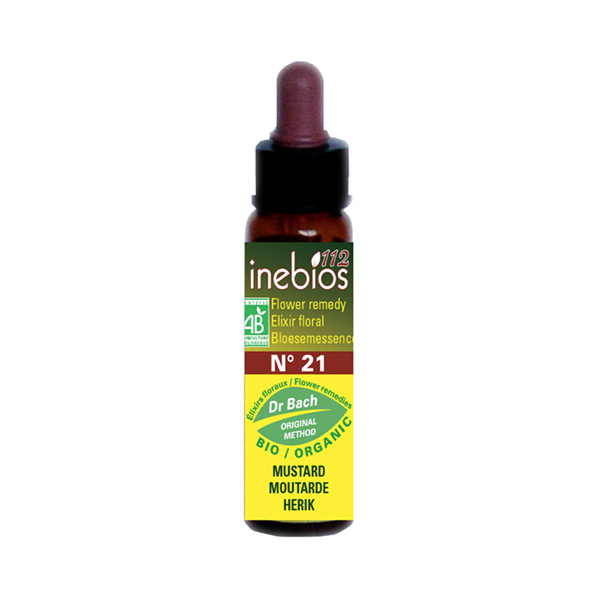 Fleur de Bach n°21 Mustard - Moutarde Bio 10ml