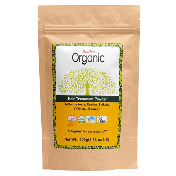 Poudre Indienne Bio Mélange Amla Reetha et Shikakai 100g