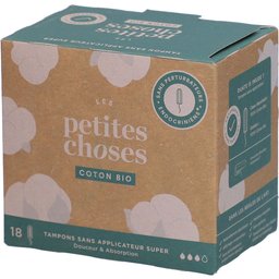 LES Petites Choses Tampons en coton bio sans applicateur Super