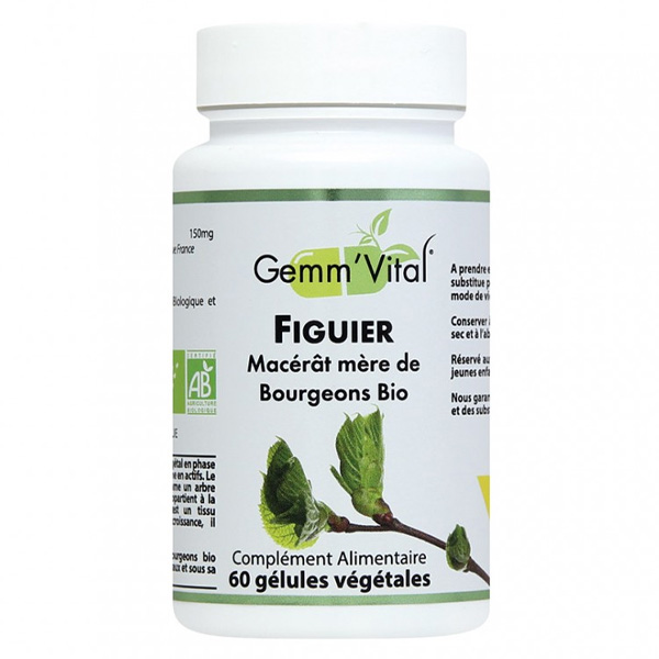 Gemm'Vital Figuier Bio 60 gélules végétales