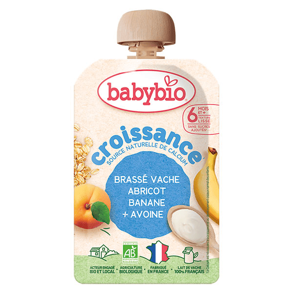 Brassé vache Abricot Banane Avoine - Croissance - 100g