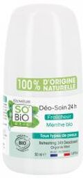 Déo-Soin 24H Menthe Roll-On Biologique 50 ML - Flacon-Bille 50 ml