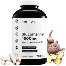 HIVITAL Glucomanano con Cromo y Vit B3 240 cáps