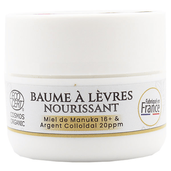 Baume Lèvres Huile de Coco Argent Colloïdal Bio 15ml
