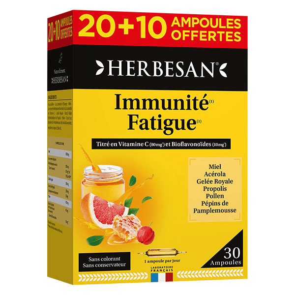 Propolis + Gelée Royale 20 ampoules de 10ml + 10 offertes