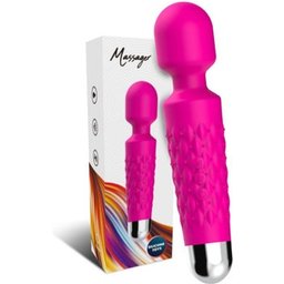 Postman Masseur Vibrant Tête Flexible Fuchsia 1ut