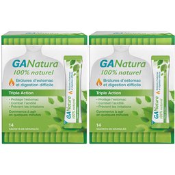 GANatura 100% Naturel Brûlures d'estomac et digestion difficile - 14 Sachets