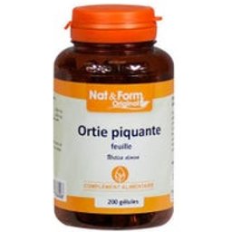 Nat Form Ortie Piquante Feuille 200 Gélules
