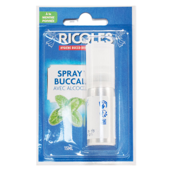 Spray Buccal Menthe Poivrée avec Alcool 15ml