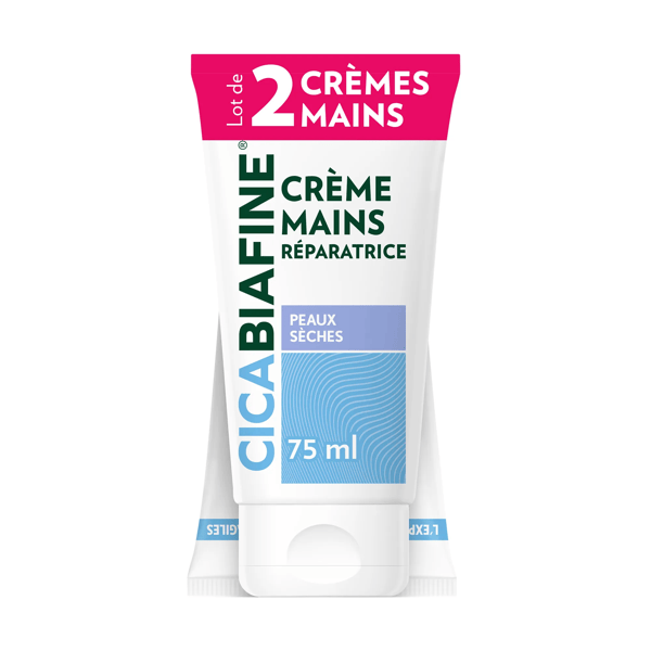 CicaCrème Mains Réparation Intense Lot de 2 x 75ml