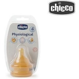 Chicco™ Tétine physiologique mamelon latex papille de latex 2uds